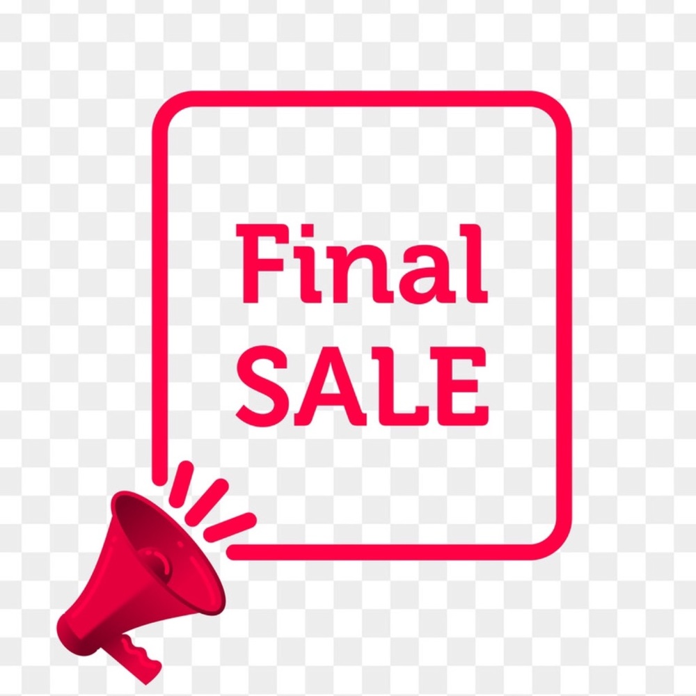 📣 FINAL SALE 📣 items are marked with 📣